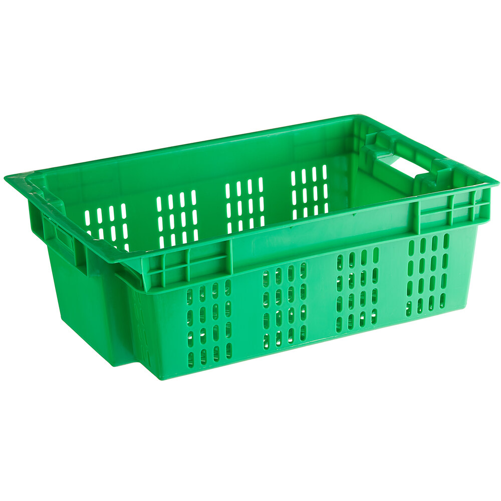 600*400*200 mm plastic meat crate vented