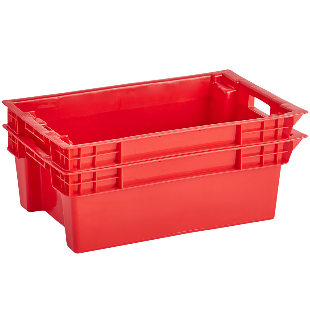600*400*200 mm plastic meat crate solid