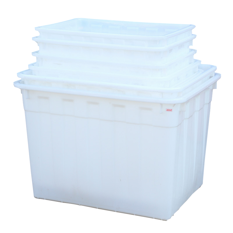 Nestable plastic container