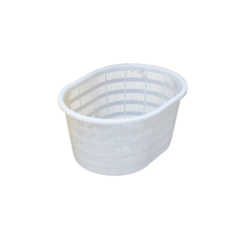 Plastic storage basket