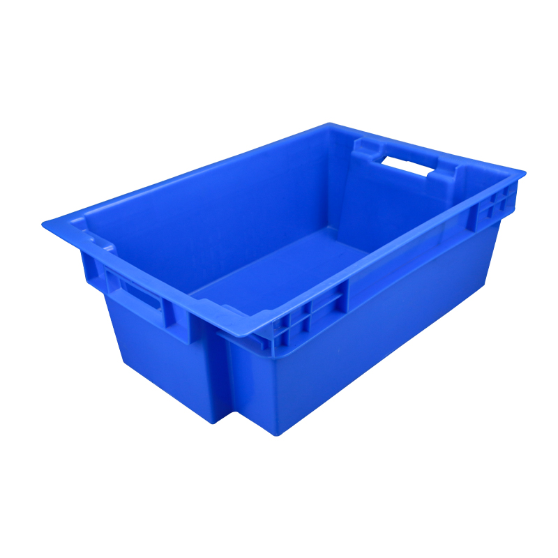 600*400*200 mm plastic meat crate solid